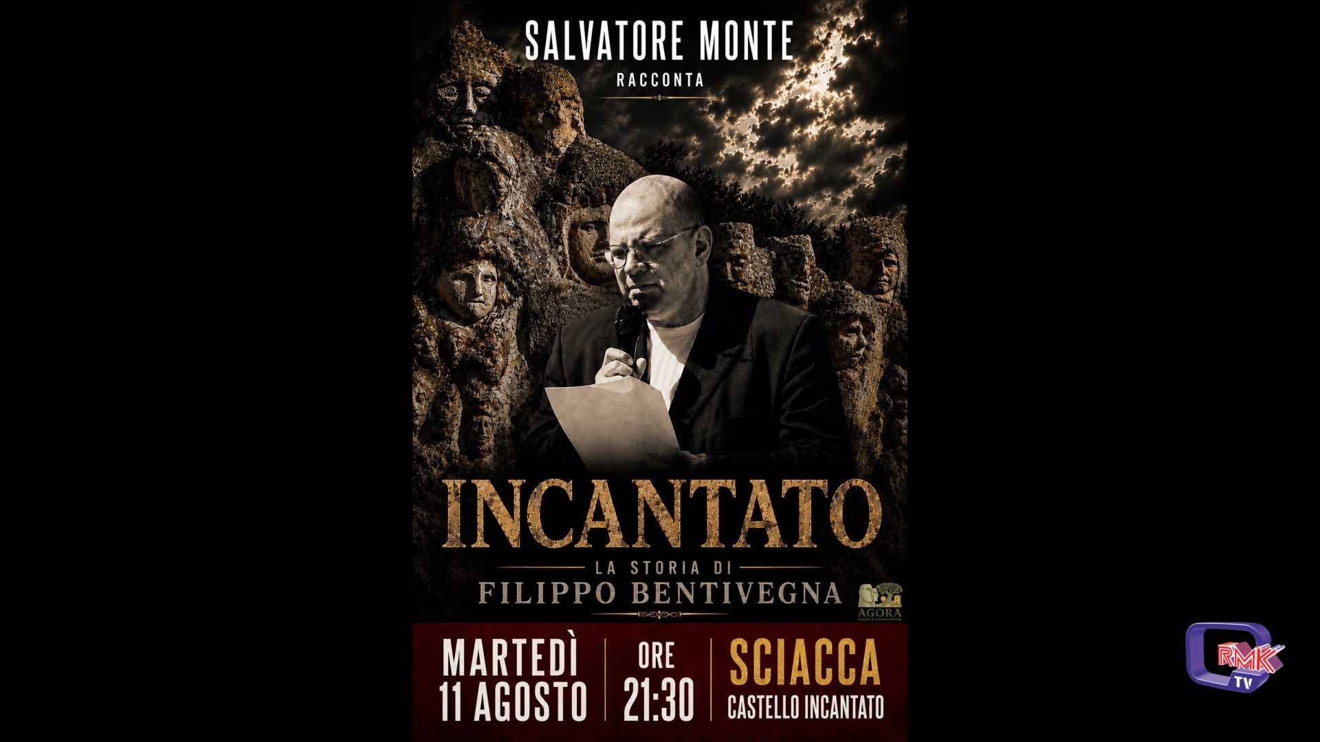  Spettacoli.  “Incantato – La storia di Filippo Bentivegna” raccontata da Salvatore Monte